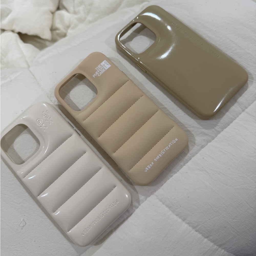 Urban Sophistication iPhone 14 Pro Max Cases (like new, two are unused)